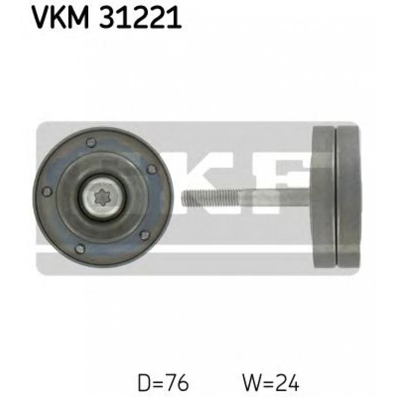 VKM 31221 SKF Ролик модуля натягувача ременя